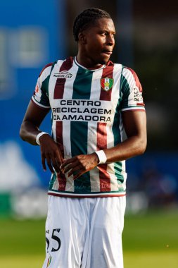 Sidny Lopes Cabral, Liga Portekiz maçı sırasında GD Estoril Praia ve CF Estrela Amadora (Maciej Rogowski)