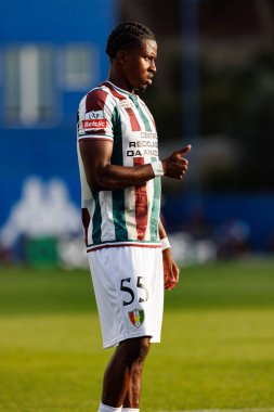 Sidny Lopes Cabral, Liga Portekiz maçı sırasında GD Estoril Praia ve CF Estrela Amadora (Maciej Rogowski)