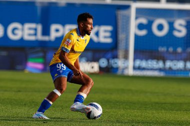 Liga Portekiz maçında GD Estoril Praia ve CF Estrela Amadora (Maciej Rogowski) takımları arasında Rafik Guitane görüldü)