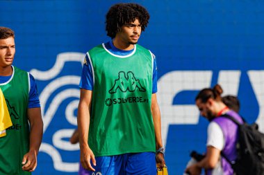 Tiago Brito, Liga Portekiz maçı sırasında GD Estoril Praia ve CF Estrela Amadora (Maciej Rogowski)