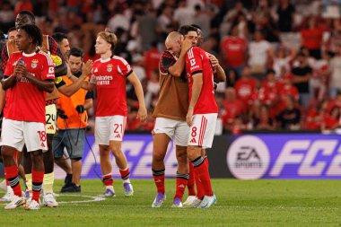 Tiago Gouveia ve Fredrik Aursnes Şampiyonlar Ligi üçüncü tur eleme maçında SL Benfica ve OGC Nice (Maciej Rogowski)