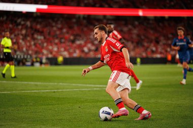 Kerem Akturkoglu Şampiyonlar Ligi üçüncü tur eleme maçında SL Benfica ve OGC Nice (Maciej Rogowski)