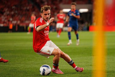 Kerem Akturkoglu Şampiyonlar Ligi üçüncü tur eleme maçında SL Benfica ve OGC Nice (Maciej Rogowski)