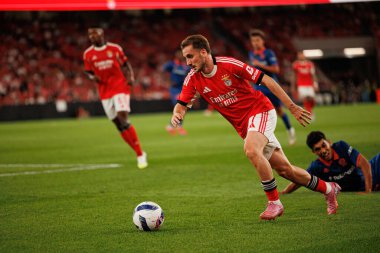 Kerem Akturkoglu Şampiyonlar Ligi üçüncü tur eleme maçında SL Benfica ve OGC Nice (Maciej Rogowski)