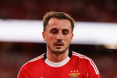 Kerem Akturkoglu Şampiyonlar Ligi üçüncü tur eleme maçında SL Benfica ve OGC Nice (Maciej Rogowski)