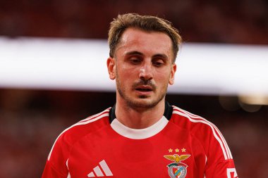 Kerem Akturkoglu Şampiyonlar Ligi üçüncü tur eleme maçında SL Benfica ve OGC Nice (Maciej Rogowski)