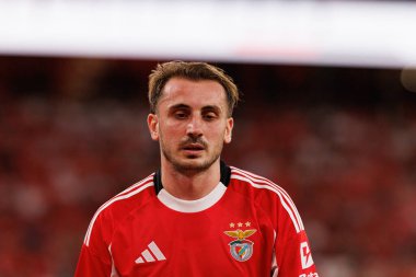 Kerem Akturkoglu Şampiyonlar Ligi üçüncü tur eleme maçında SL Benfica ve OGC Nice (Maciej Rogowski)