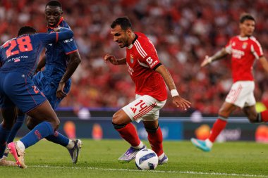 Vangelis Pavlidis Şampiyonlar Ligi üçüncü tur eleme maçında SL Benfica ve OGC Nice (Maciej Rogowski) arasında görüldü.)