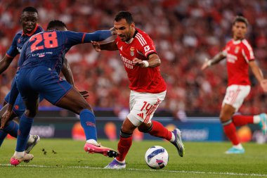 Vangelis Pavlidis Şampiyonlar Ligi üçüncü tur eleme maçında SL Benfica ve OGC Nice (Maciej Rogowski) arasında görüldü.)