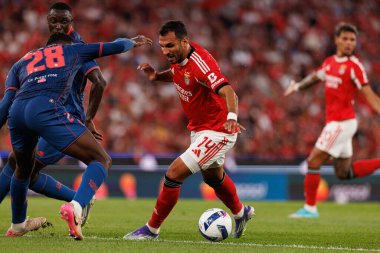 Vangelis Pavlidis Şampiyonlar Ligi üçüncü tur eleme maçında SL Benfica ve OGC Nice (Maciej Rogowski) arasında görüldü.)