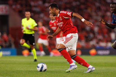 Vangelis Pavlidis Şampiyonlar Ligi üçüncü tur eleme maçında SL Benfica ve OGC Nice (Maciej Rogowski) arasında görüldü.)