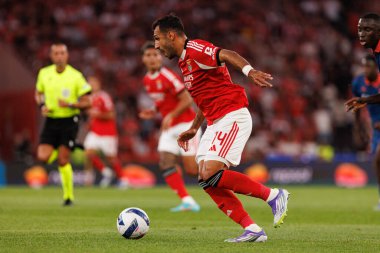 Vangelis Pavlidis Şampiyonlar Ligi üçüncü tur eleme maçında SL Benfica ve OGC Nice (Maciej Rogowski) arasında görüldü.)