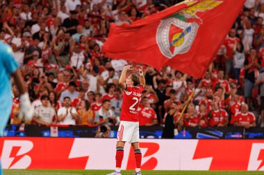 Andreas Schjelderup, Şampiyonlar Ligi üçüncü tur eleme maçında SL Benfica ve OGC Nice (Maciej Rogowski)