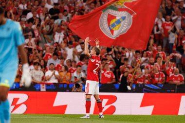 Andreas Schjelderup, Şampiyonlar Ligi üçüncü tur eleme maçında SL Benfica ve OGC Nice (Maciej Rogowski)