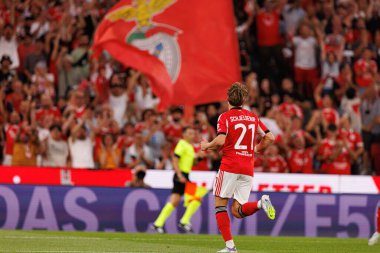 Andreas Schjelderup, Şampiyonlar Ligi üçüncü tur eleme maçında SL Benfica ve OGC Nice (Maciej Rogowski)