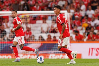 Enzo Barrenechea Şampiyonlar Ligi üçüncü tur eleme maçında SL Benfica ve OGC Nice (Maciej Rogowski) arasında görüldü.)