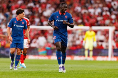 Antoine Mendy Şampiyonlar Ligi üçüncü tur eleme maçında SL Benfica ve OGC Nice (Maciej Rogowski)