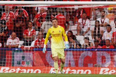 Anatoliy Trubin Şampiyonlar Ligi üçüncü tur eleme maçında SL Benfica ve OGC Nice (Maciej Rogowski)
