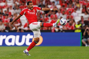 Vangelis Pavlidis Şampiyonlar Ligi üçüncü tur eleme maçında SL Benfica ve OGC Nice (Maciej Rogowski) arasında görüldü.)