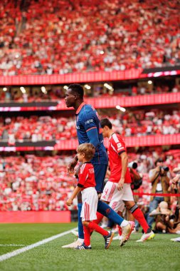 Abdulay Juma Bah Şampiyonlar Ligi üçüncü tur eleme maçında SL Benfica ve OGC Nice (Maciej Rogowski) arasında görüldü.)