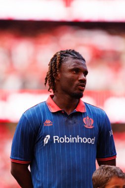 Terem Moffi Şampiyonlar Ligi üçüncü tur eleme maçında SL Benfica ve OGC Nice (Maciej Rogowski) arasında görüldü.)