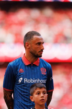 Jonathan Clauss, Şampiyonlar Ligi üçüncü tur eleme maçında SL Benfica ve OGC Nice (Maciej Rogowski)