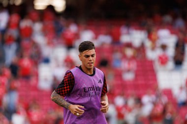 Enzo Barrenechea Şampiyonlar Ligi üçüncü tur eleme maçında SL Benfica ve OGC Nice (Maciej Rogowski) arasında görüldü.)