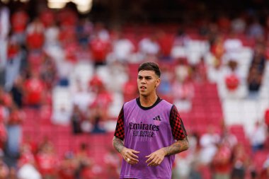 Enzo Barrenechea Şampiyonlar Ligi üçüncü tur eleme maçında SL Benfica ve OGC Nice (Maciej Rogowski) arasında görüldü.)