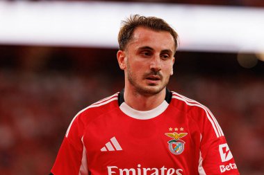 Kerem Akturkoglu Şampiyonlar Ligi üçüncü tur eleme maçında SL Benfica ve OGC Nice (Maciej Rogowski)