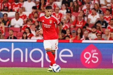 Enzo Barrenechea Şampiyonlar Ligi üçüncü tur eleme maçında SL Benfica ve OGC Nice (Maciej Rogowski) arasında görüldü.)