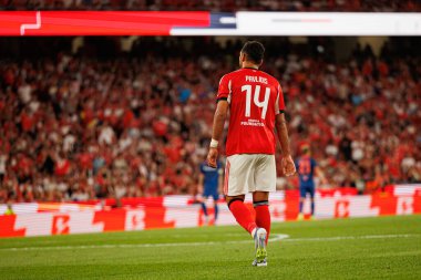 Vangelis Pavlidis Şampiyonlar Ligi üçüncü tur eleme maçında SL Benfica ve OGC Nice (Maciej Rogowski) arasında görüldü.)