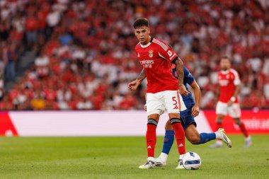 Enzo Barrenechea Şampiyonlar Ligi üçüncü tur eleme maçında SL Benfica ve OGC Nice (Maciej Rogowski) arasında görüldü.)