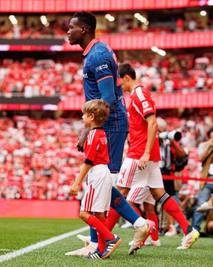 Abdulay Juma Bah Şampiyonlar Ligi üçüncü tur eleme maçında SL Benfica ve OGC Nice (Maciej Rogowski) arasında görüldü.)