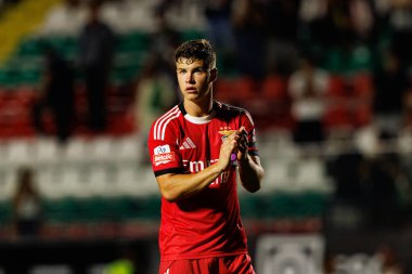 Samuel Dahl, Liga Portekiz maçı sırasında Estrela Amadora ve SL Benfica takımları arasında Estadio Jose Gomes 'de (Maciej Rogowski)