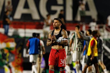 Nicolas Otamendi, Liga Portekiz maçı sırasında Estrela Amadora ve SL Benfica takımları arasında Estadio Jose Gomes 'de (Maciej Rogowski)