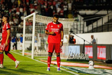 Vangelis Pavlidis, Liga Portekiz maçında Estrela Amadora ve SL Benfica takımları arasında attığı gol sonrasında Estadio Jose Gomes 'de (Maciej Rogowski)