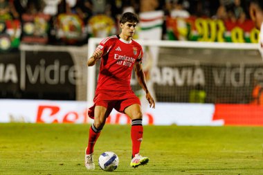 Antonio Silva, Liga Portekiz maçı sırasında Estrela Amadora ve SL Benfica takımları arasında Estadio Jose Gomes 'de (Maciej Rogowski)