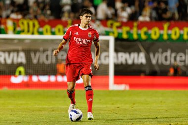 Antonio Silva, Liga Portekiz maçı sırasında Estrela Amadora ve SL Benfica takımları arasında Estadio Jose Gomes 'de (Maciej Rogowski)