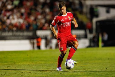 Samuel Dahl, Liga Portekiz maçı sırasında Estrela Amadora ve SL Benfica takımları arasında Estadio Jose Gomes 'de (Maciej Rogowski)