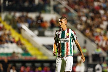 Luan Patrick, Liga Portekiz maçı sırasında Estrela Amadora ve SL Benfica takımları arasında Estadio Jose Gomes 'de (Maciej Rogowski)