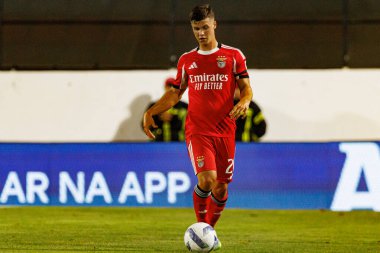 Samuel Dahl, Liga Portekiz maçı sırasında Estrela Amadora ve SL Benfica takımları arasında Estadio Jose Gomes 'de (Maciej Rogowski)