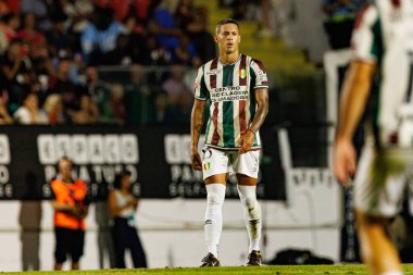 Alan Godoy, Liga Portekiz maçı sırasında Estrela Amadora ve SL Benfica takımları arasında Estadio Jose Gomes 'de (Maciej Rogowski)