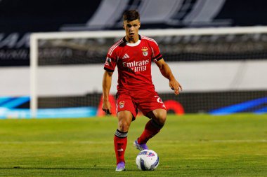 Samuel Dahl, Liga Portekiz maçı sırasında Estrela Amadora ve SL Benfica takımları arasında Estadio Jose Gomes 'de (Maciej Rogowski)