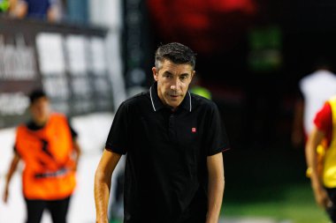 Bruno Lage, Liga Portekiz maçı sırasında Estrela Amadora ve SL Benfica takımları arasında Estadio Jose Gomes 'de (Maciej Rogowski)