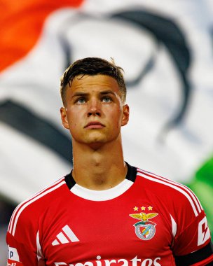 Samuel Dahl, Liga Portekiz maçı sırasında Estrela Amadora ve SL Benfica takımları arasında Estadio Jose Gomes 'de (Maciej Rogowski)