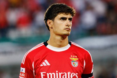 Antonio Silva, Liga Portekiz maçı sırasında Estrela Amadora ve SL Benfica takımları arasında Estadio Jose Gomes 'de (Maciej Rogowski)