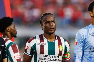 Jovane Cabral, Liga Portekiz maçı sırasında Estrela Amadora ve SL Benfica takımları arasında Estadio Jose Gomes 'de (Maciej Rogowski)