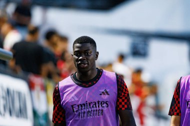 Samuel Soares, Liga Portekiz maçı sırasında Estrela Amadora ve SL Benfica takımları arasında Estadio Jose Gomes 'de (Maciej Rogowski)