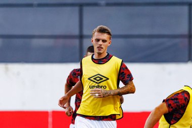 Luan Patrick, Liga Portekiz maçı sırasında Estrela Amadora ve SL Benfica takımları arasında Estadio Jose Gomes 'de (Maciej Rogowski)