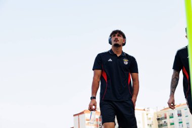 Diogo Ferreira, Liga Portekiz maçı sırasında Estrela Amadora ve SL Benfica takımları arasında Estadio Jose Gomes 'de (Maciej Rogowski)